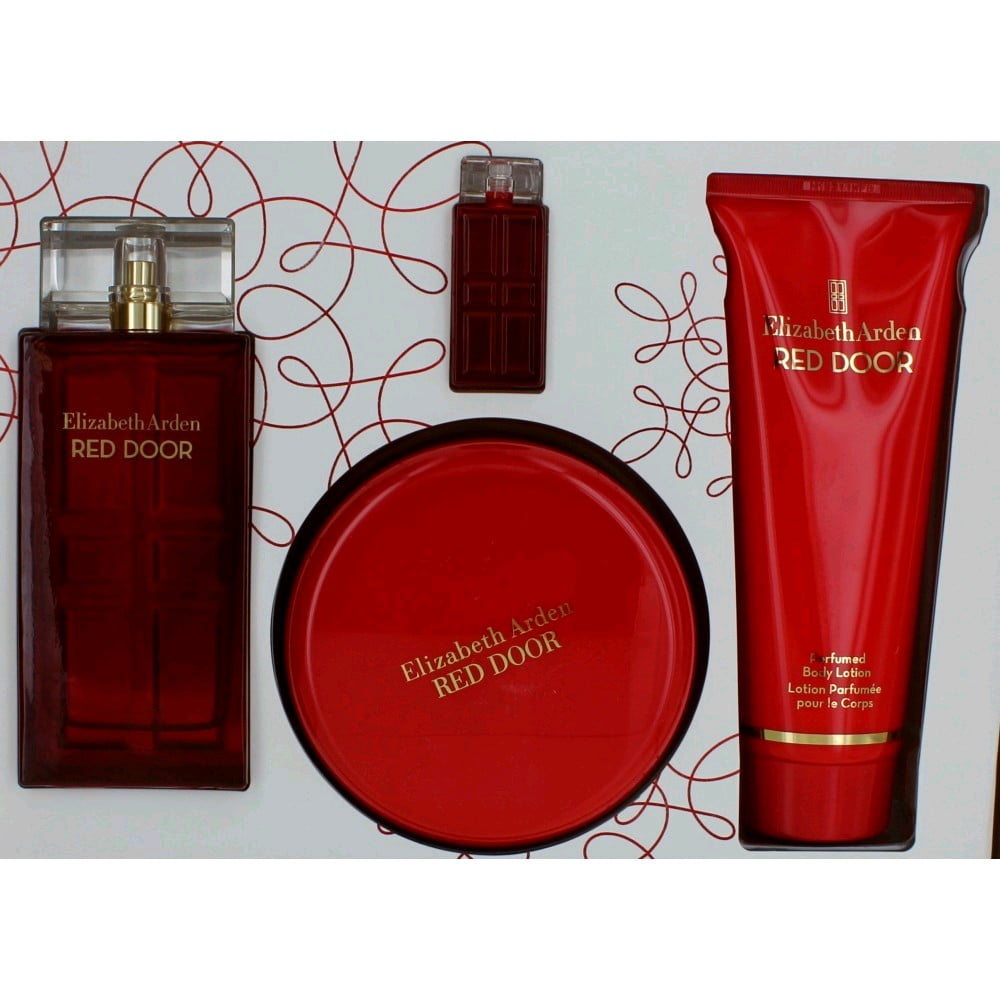Elizabeth Arden Red Door by Elizabeth Arden, 4 Piece Gift Set for