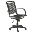 thumbnail image 1 of Brika Home Chaise de Bureau Haute Plate en Noir et Graphite Noir, 1 of 4
