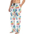 thumbnail image 5 of GZHJMY Pajama Pants for Men - Lgbt Heart, Loose Lightweight PJs Lounge Sleep Bottoms with Pockets Drawstring, Pajama Bottoms for Home and Rest, Large, 5 of 7