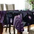 thumbnail image 5 of Yayeee Tablecloths 54" x 54" Rectangle Wrinkle Resistant Party Table Cover, Roses and Pearls, 5 of 8