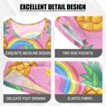 thumbnail image 4 of Rainbow and Pineapple Pattern Summer Pajama Set Soft Cotton Short Sleeve Sleepwear 2PCS Pajama Sets Breathable Lounge Set Size 12Y, 4 of 7