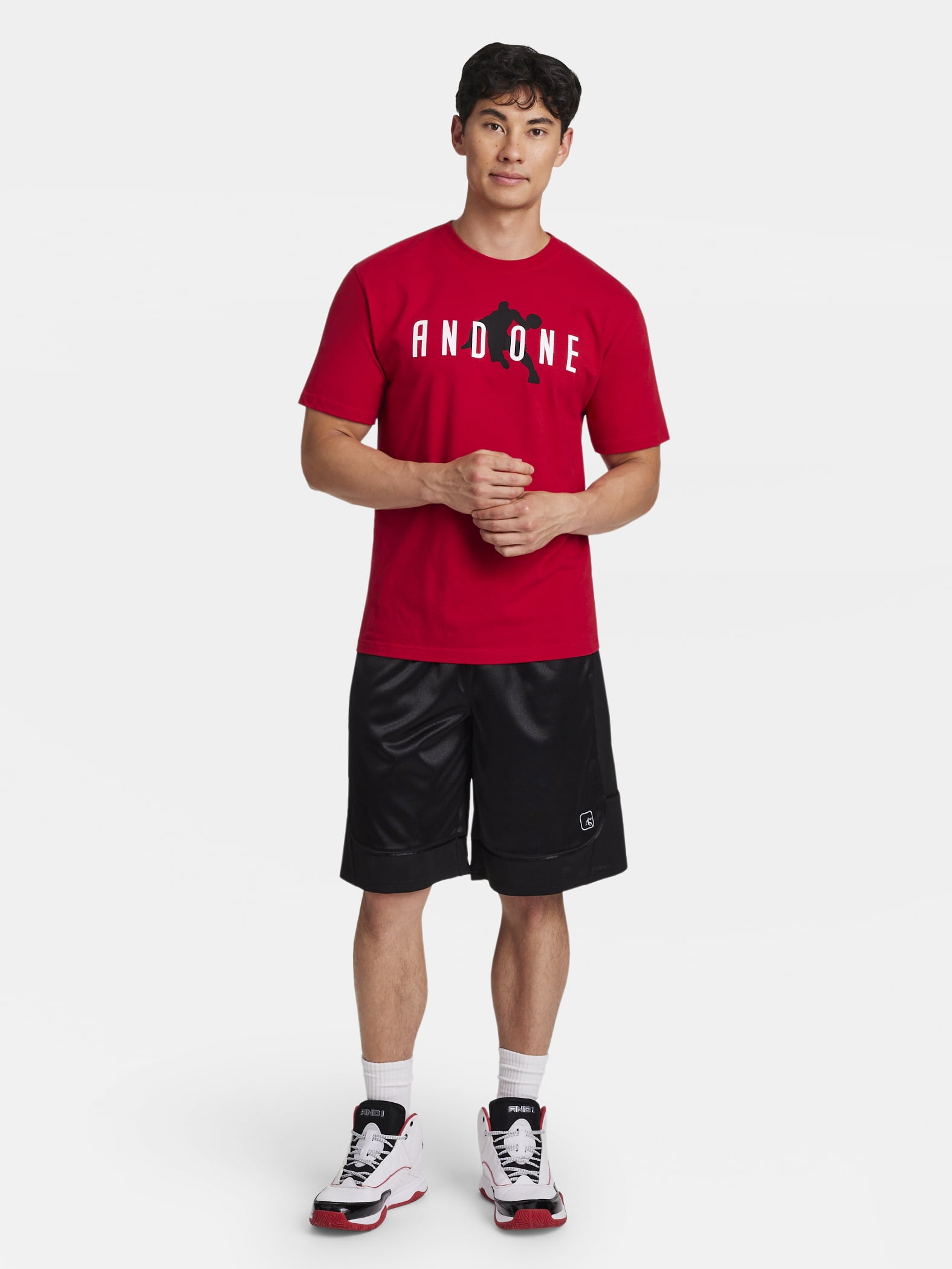 AND1 Men's and Big Men's Graphic T-Shirt, up to Size 5XL