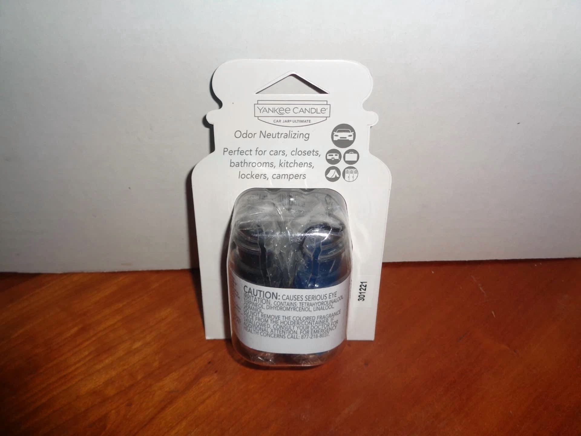 KLYNE - Yankee Candle Car Jar Air Freshener Variety 3 Pk Black Coconut,Bahama Breeze,Sky