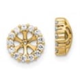 thumbnail image 2 of Auriga Fine Jewelry 14K Yellow Gold Lab Grown Diamond VS/GH Earring Jackets for Women, 2 of 6