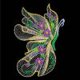 thumbnail image 1 of Cuadros Decorativos Kit de pintura de diamante 5D mariposa forma especial parcial taladro DIY (KA414) Likrtyny embutido en tela, 1 of 8