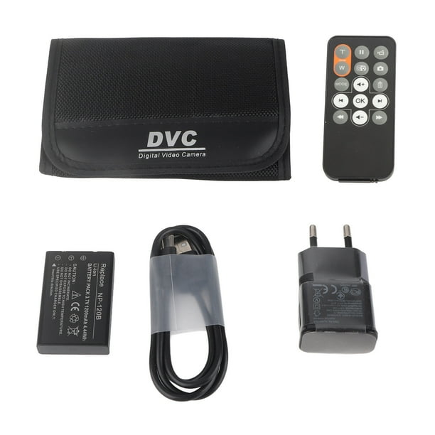 Video Cámara De Videos Visualización LCD De 3 Pulgadas LCD 30MP Cámara De Video Digital 16x Zoom Para Fotografía Grabación De Video Paisaje De Viaje Plástico Negro