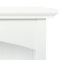 thumbnail image 3 of eHemco 3 Tier Storage Shelf Bookcase with 2 Arched Supports, 40 Inches Height, White, 3 of 7