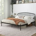 thumbnail image 2 of DHP Narla Metal Platform Bed Frame, King, Black, 2 of 27