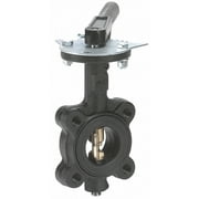 Milwaukee Valve Butterfly Valve,Lug Style,Pipe Size 2 In ML-233E 2