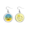 thumbnail image 1 of incómodo amarillo lindo hermoso patron de chat en linea ilustración pendiente sol flor pendiente joyas moda Unbranded M, 1 of 3
