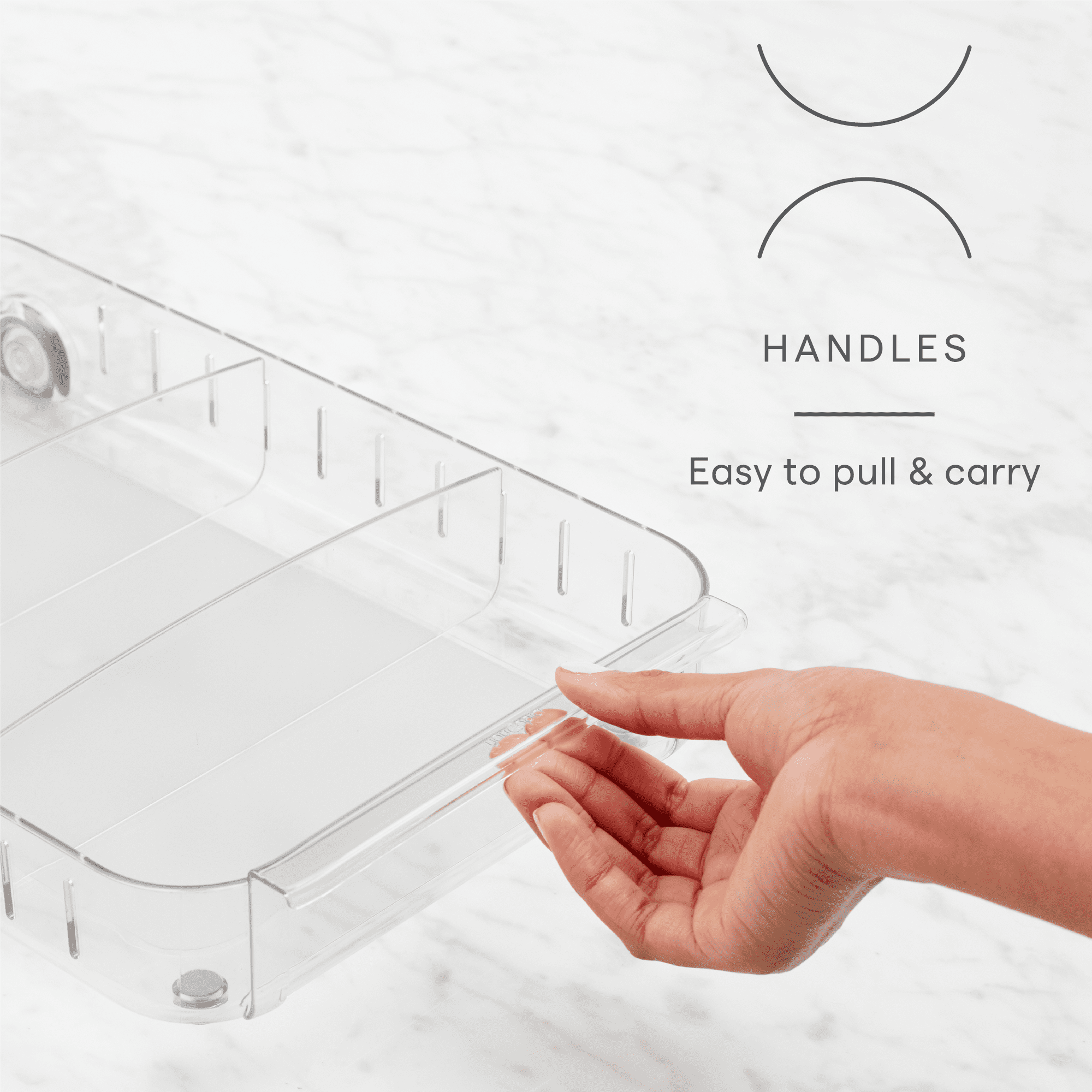 YouCopia RollOut Fridge Caddy, 9" x 15"
