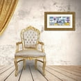 thumbnail image 3 of Wang, Melissa 14x8 Gold Ornate Wood Framed with Double Matting Museum Art Print Titled - Bonjour Paris Collection D, 3 of 4