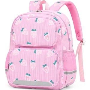 DAKIMOE Corduroy Toddler Backpack for Kids