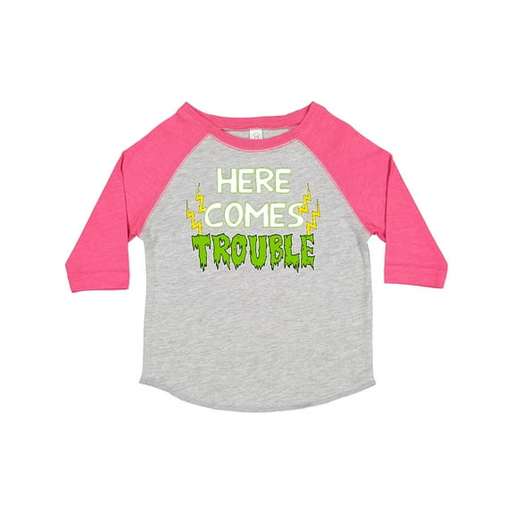 Inktastic Here Comes Trouble Boys or Girls Toddler T-Shirt