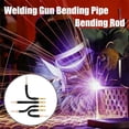 thumbnail image 2 of Welding Tool Bending Pipe Bending Rod, Internal Screw Straight Rod/Curved Rod 200A Bending Pipe 5pcs, 2 of 8