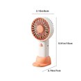thumbnail image 4 of Hwkond Handheld Fan USB Handheld Fan - With Base - Vertical Blower - Mini Rechargeable And Easy To Store Small Fan on Clearance, 4 of 8