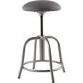 thumbnail image 5 of NPS 6800 Series 18-25" Swivel Metal Designer Stool with Charcoal Seat in Gray, 5 of 5
