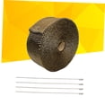 thumbnail image 3 of COMPUKAS Motorcycle Exhaust Wrap 1Pcs Fiber Coffee for Effective Heat Reduction, 3 of 8