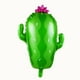 thumbnail image 5 of Globo de cactus de 5 piezas, decoración creativa, globo de película de aluminio para fiesta de cumpleaños, reunión (verde 59x73 cm), 5 of 6