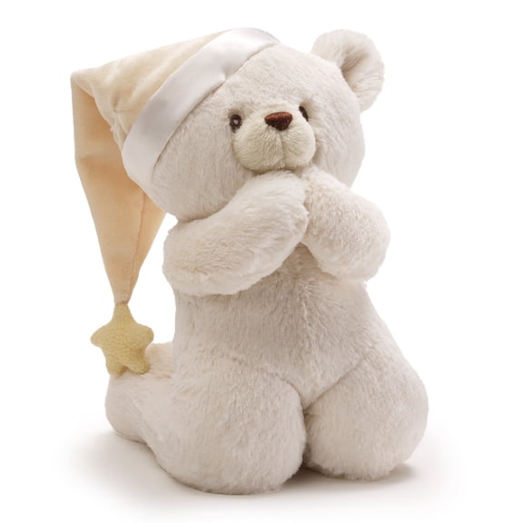 Baby GUND Prayer Teddy Bear Musical Stuffed Animal Plush, 8"
