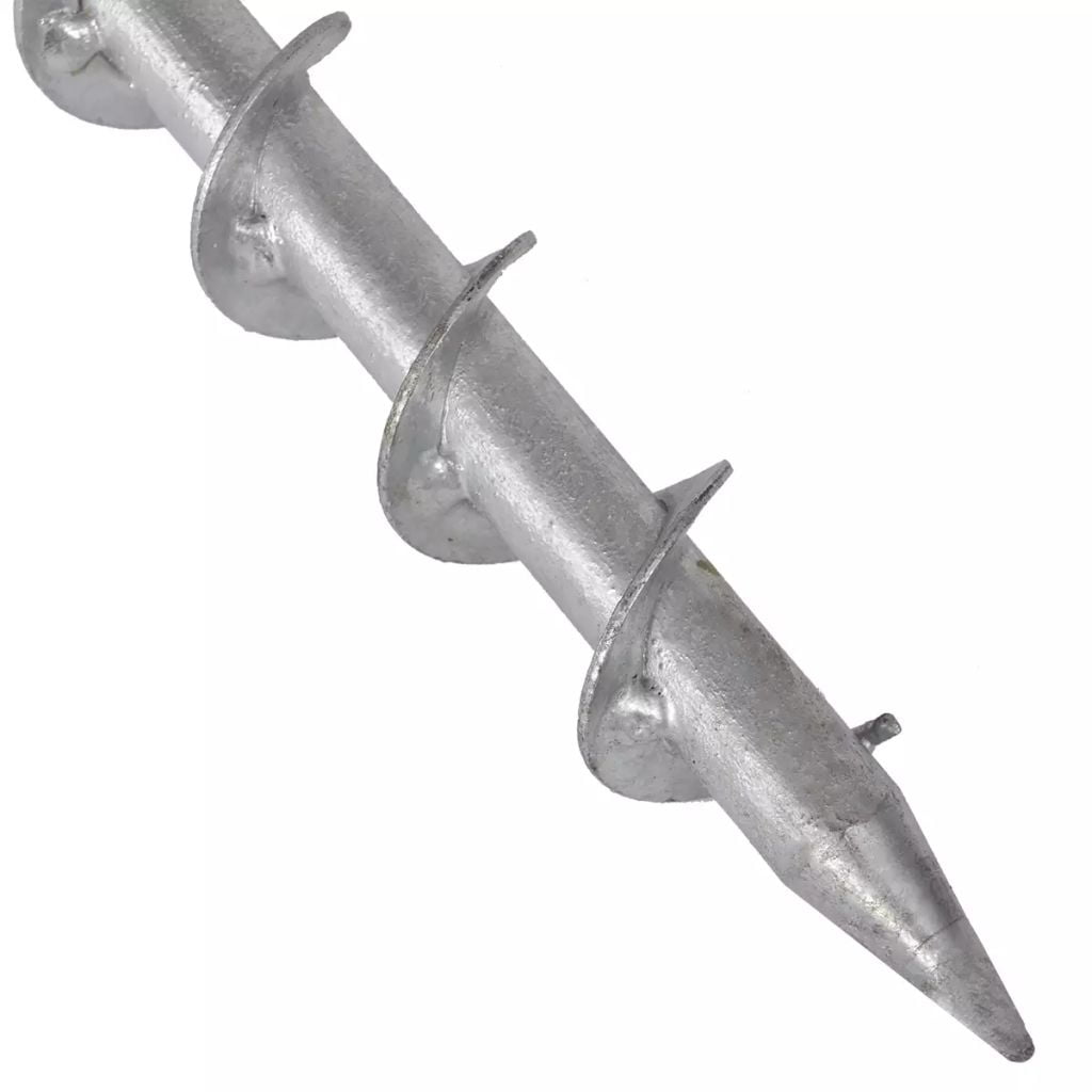 Kepooman Portable Iron Umbrella Holder for Beach Fishing, Silver Kepooman Portable Iron Umbrella Holder for Beach Fishing, Silver