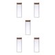 thumbnail image 2 of Billuyoard Frasco de almacenamiento de vidrio de alimentaria con tapa hermética - universal y fácil de limpiar Ecológico Almacenamiento de Type2 NO2, 2 of 6