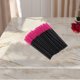thumbnail image 4 of Ofertas Únicas 50 Pcs Cepillo de Pestañas de Silicona Conveniente para Baño Negro Rosa Rojo Plástico Silicona, 4 of 5