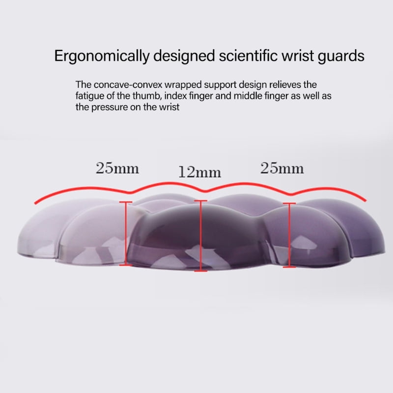 Ergonomic Keyboard And Mouse Pad Wrist Rest Set Cool Keypad Cushion Slip proof