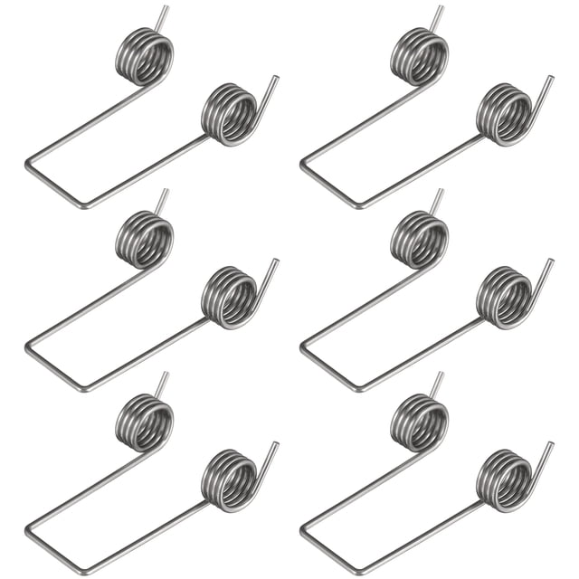 WASHWEPE 6Ud Resorte Torsional Para De Cubo De Basura Resistente Acero Plata