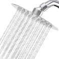 thumbnail image 1 of AIR-Rain Shower Head, Ultra-Thin Design-Pressure Boosting, Awesome Some Experience, High Pressure High Flow Stainless Steel Rainfall Shower Head (6 Inch,Brushed Nickel), 1 of 4