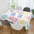thumbnail image 2 of Yayeee Tablecloths 60" x 90" Rectangle Wrinkle Resistant Party Table Cover, Colorful Gummy Bears Pattern, 2 of 8