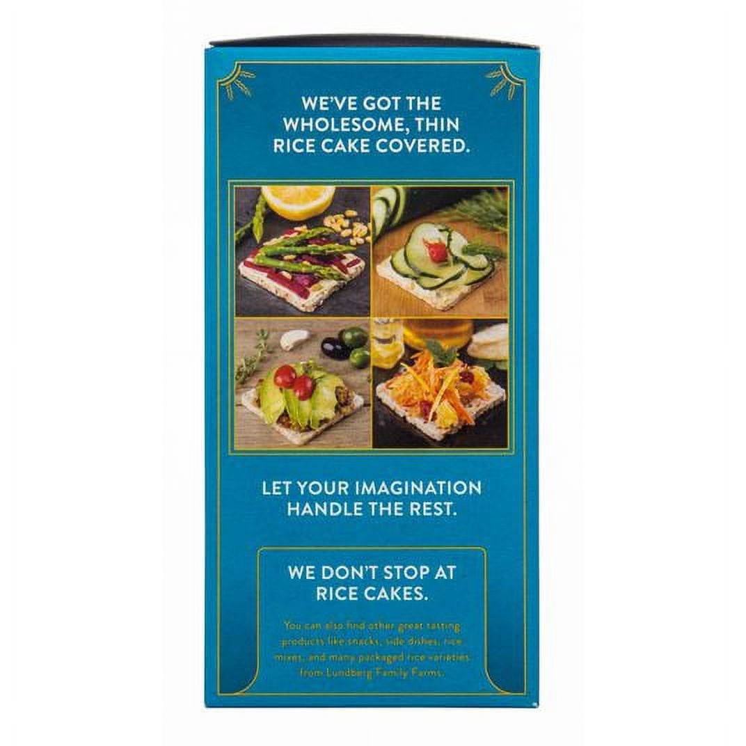 Lundberg Thin Stackers, Brown Rice, Organic Lightly Salted-6 x 6 oz