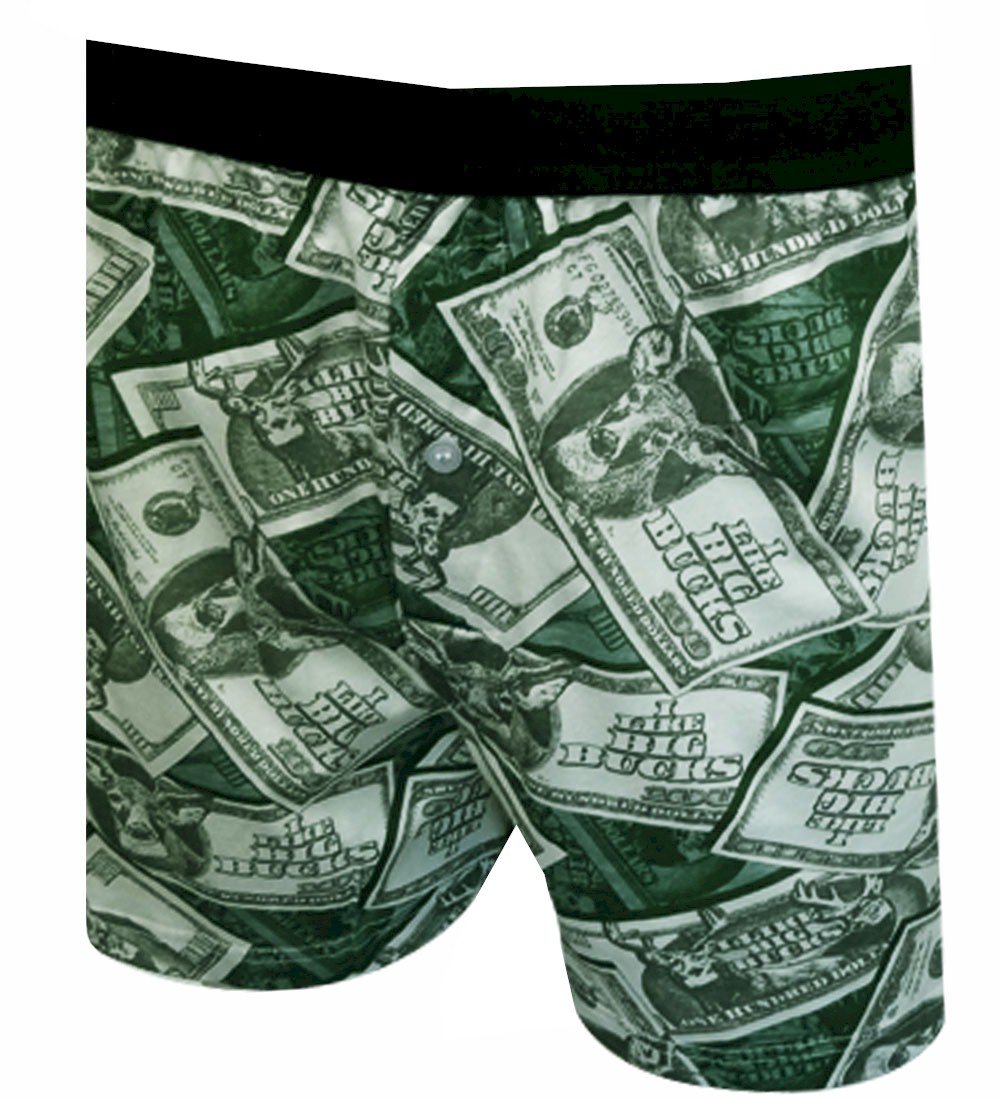 Fun Boxers Fun Boxers I Like Big Bucks (Money) Men's Boxer Short