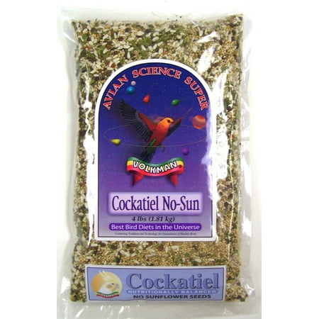Volkman Seed Avian Science Super Cockatiel No Sunflower Balanced Diet Food 4