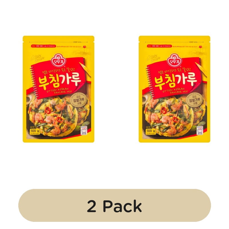 Ottogi Korean Buchimgaru Pancake Mix Powder 500g, British Import (Pack of 2)