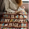 thumbnail image 6 of Book Lovers Gifts Blanket - Librarian Gifts Throw Blanket 80"x60" - Book Club Gifts for Reading Lover Bookish - Literary Gifts Ideas - Best Bookworm Gifts on Birthday Christmas Graduation, 6 of 6
