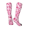 thumbnail image 4 of Easygdp Breast Cancer Ribbons Awareness Fashionable Adult Sockings&Sports Sockings&Breathable Sockings, Non-Pilling,Contrasting Color Design, 4 of 9