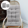 thumbnail image 4 of koolsoo Rocking Chair Cushion Premium Tufted Pads Non-Slip Backed Set of Upper and Lower Grey, 4 of 8