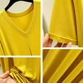 thumbnail image 4 of gljltg Women's Pleated Casual Sleeveless Soft Nighties Sleepwear Loungewear Homewear Elegant U-Neck Nightshirts Baggy Loose Fit Sleep Tee Pyjamas Sale, 4 of 4
