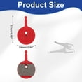 thumbnail image 2 of 4set Disc Brake Pad 0.94" x 1.46" Semi-Metallic Resin Bike Brake Pads with Spring for BB7 M355 M446 M640 Mountain Road Bikes, Red, 2 of 7