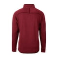 thumbnail image 3 of Men's Cutter & Buck  Red Kansas City Chiefs Helmet Mainsail Sweater-Knit Half-Zip Pullover Jacket, 3 of 3