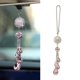 thumbnail image 5 of Adorno colgante de cristal para el espejo retrovisor del coche, accesorio brillante para el interior del coche. Rosa, 5 of 6