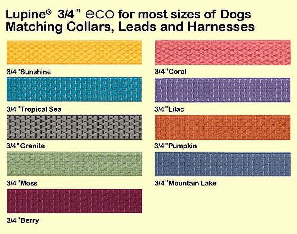 LupinePet Eco 3/4" Mountain Lake 15-21" Step In Harness for Small Dogs