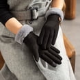 thumbnail image 2 of LSQii Women's Winter Warm Touch Screen Glove Casua Fleece Lined Stocking Stuffers Fur Cuff Fashion Outdoor Outfit Evertdaywear, 2 of 3
