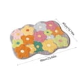 thumbnail image 3 of Antqov Bath Mat, 16x24" Soft Cute Bathroom Rugs Non Slip Washable Colorful Flower Bathroom Mat for Indoor Home Bathroom Floor, 3 of 6