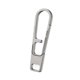 thumbnail image 2 of Titanium aleación carabinero llavero con llavero para billeteras maletas equipaje Gris, 2 of 8