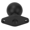 thumbnail image 1 of Ball Mount Plate, Integrated Anodized Finish Anti Vibration Marine Grade CNC Machining 1.5 Inch Ball Mount Base Secure Connection  for Boats Kayaks, 1 of 7