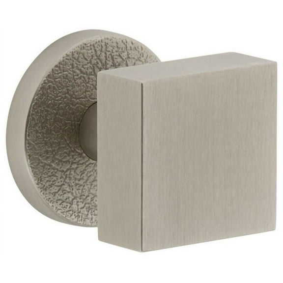 Viaggio Clomltqad_Dd Motivo Solid Brass Non-Turning Two-Sided Dummy Door Knob Set - Nickel