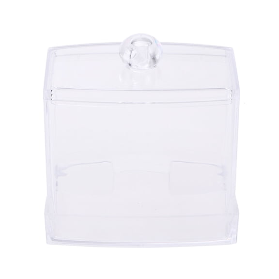 FENGGUIQU Transparent Makeup Pad Storage Organizer for Cosmetics and Brushes