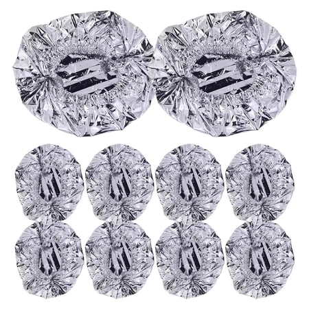 USUERY Reusable Aluminum Foil Insulation Cover 10 Pieces Kitchen Fresh Keeping Film For Warm Food Preservation Home